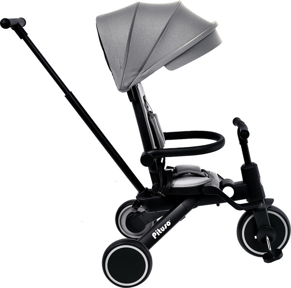 Трехколесный велосипед с ручкой Pituso Leve Pro / T8-Grey
