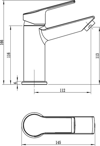 Смеситель Voda Rock RK26