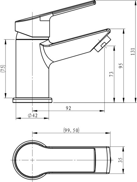 Смеситель Voda Rock RK26S