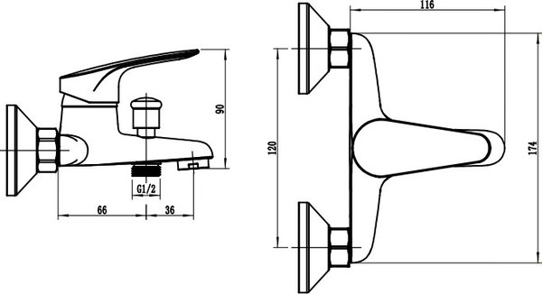 Смеситель Voda Land LND54