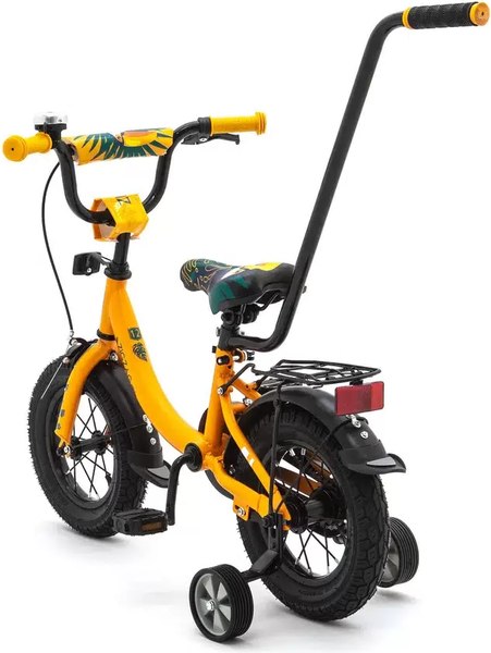 Детский велосипед с ручкой ZigZag Zoo 12 / ZG-1281