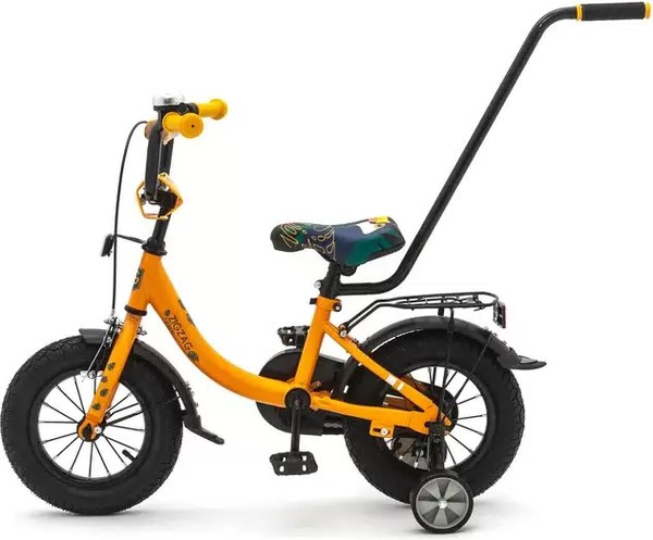 Детский велосипед с ручкой ZigZag Zoo 12 / ZG-1281