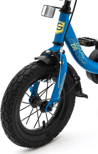 Детский велосипед с ручкой ZigZag Zoo 12 / ZG-1283