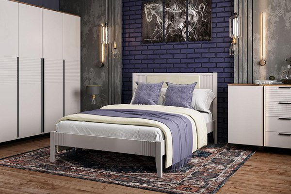 Двуспальная кровать Bravo Мебель Бетти 160x200