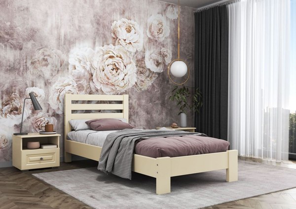 Односпальная кровать Bravo Мебель Вероника 90x200