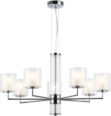 Люстра Ambrella LH56003/7 СH/FR (хром/белый матовый)