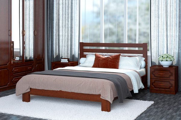 Двуспальная кровать Bravo Мебель Вероника 160x200