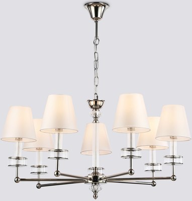 Люстра Ambrella LH71003/7 BN/WH (никель/белый) - фото