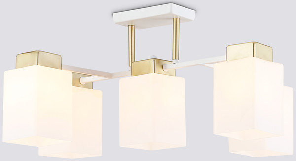 Люстра Ambrella TR303047/5 WH/GD - фото