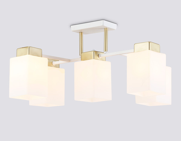 Люстра Ambrella TR303047/5 WH/GD