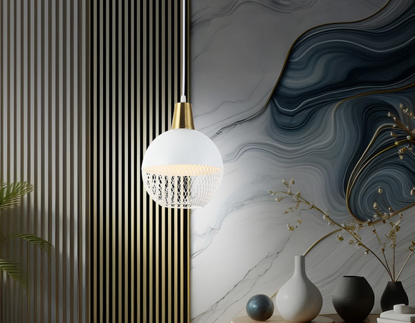 Потолочный светильник Ambrella TR8502 WH/CP