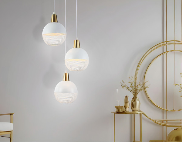 Люстра Ambrella TR8503/3 WH/CP