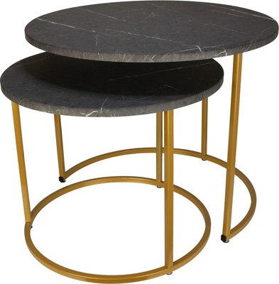 Комплект журнальных столиков Мебелик МеталлАрт М001