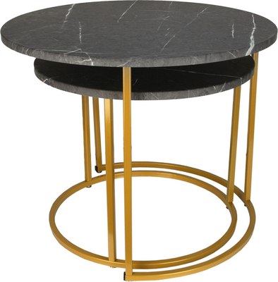 Комплект журнальных столиков Мебелик МеталлАрт М001