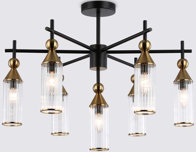 Люстра Ambrella LH55257/7 BK/BS/CL - фото
