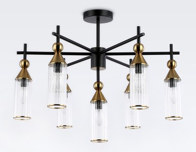 Люстра Ambrella LH55257/7 BK/BS/CL