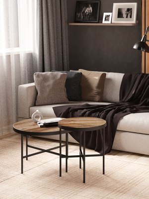 Журнальный столик Мебелик МеталлАрт М011