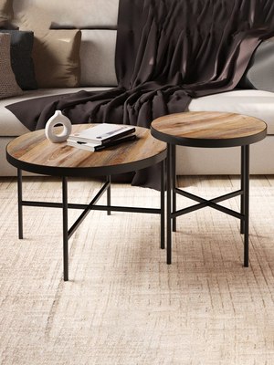 Журнальный столик Мебелик МеталлАрт М011