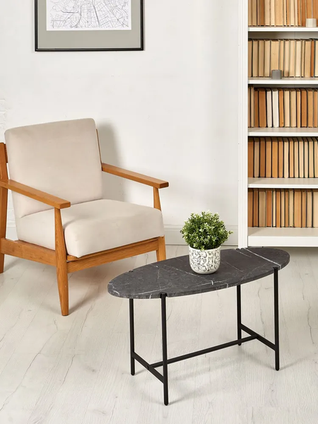 Журнальный столик Мебелик МеталлАрт М025