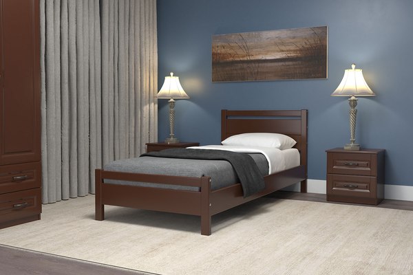 Двуспальная кровать Bravo Мебель Вероника-1 160x200