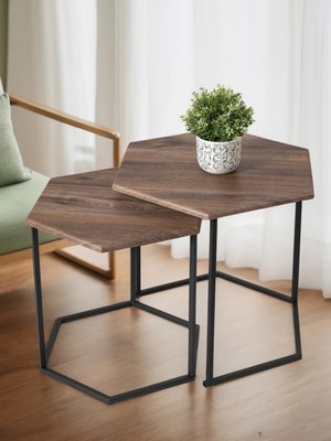 Комплект журнальных столиков Мебелик МеталлАрт М003