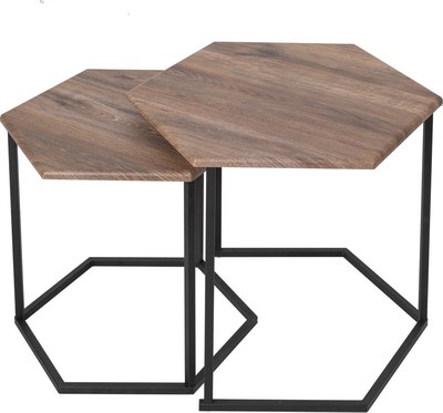 Комплект журнальных столиков Мебелик МеталлАрт М003