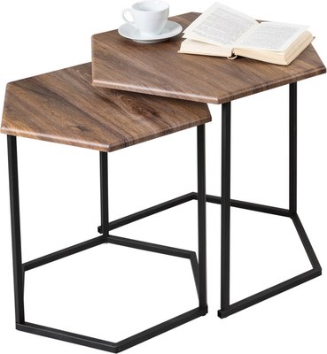 Комплект журнальных столиков Мебелик МеталлАрт М003