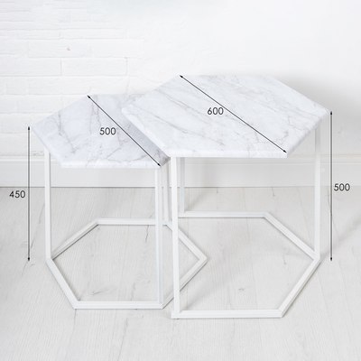 Комплект журнальных столиков Мебелик МеталлАрт М003