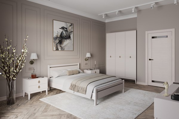 Полуторная кровать Bravo Мебель Вероника-1 120x200