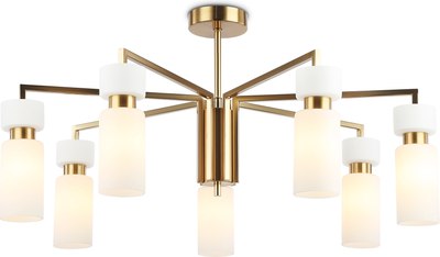 Люстра Ambrella LH56126/7 BS/FR (латунь/белый матовый)