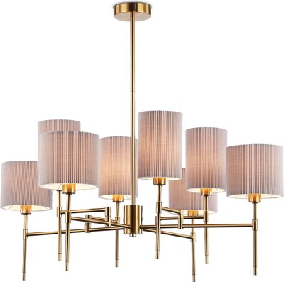 Люстра Ambrella LH72383/8 BS/GR (латунь/серый)