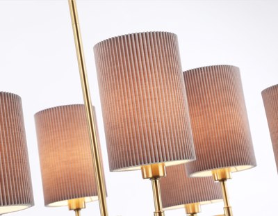 Люстра Ambrella LH72383/8 BS/GR (латунь/серый)