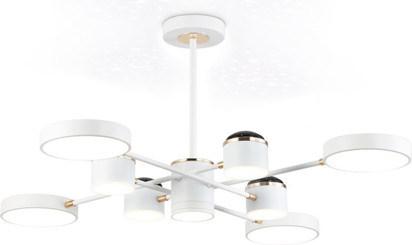 Люстра Ambrella FL51627/9+4 WH/FGD