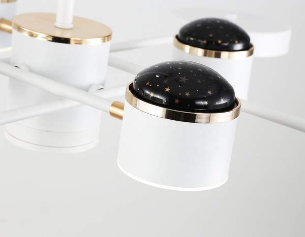 Люстра Ambrella FL51627/9+4 WH/FGD