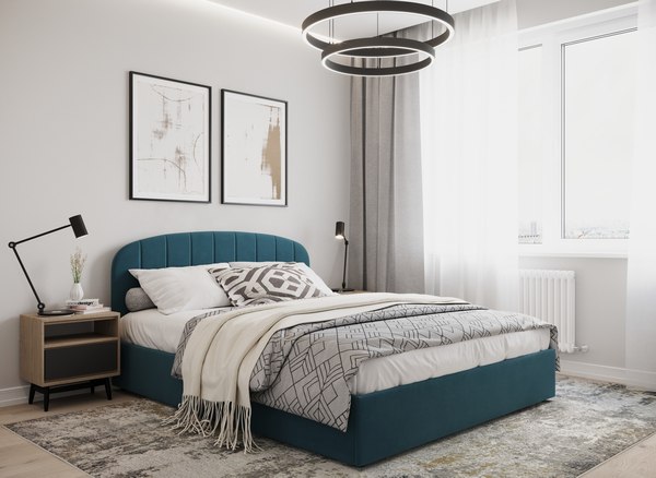 Двуспальная кровать Moon Family 1262 / MF012884