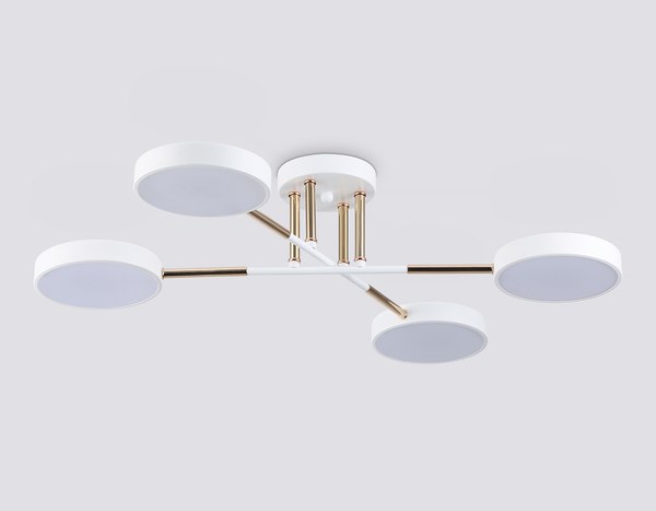 Люстра Ambrella FL516331/4 WH/FGD