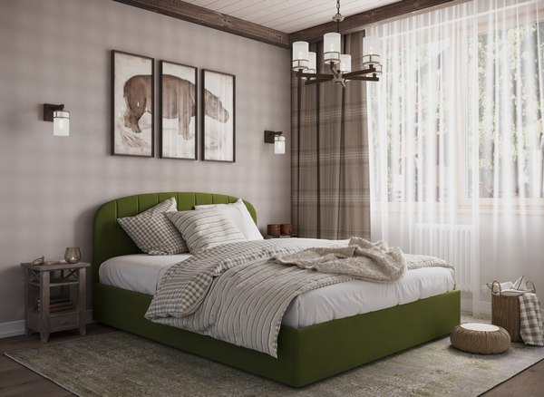 Двуспальная кровать Moon Family 1262 / MF012735