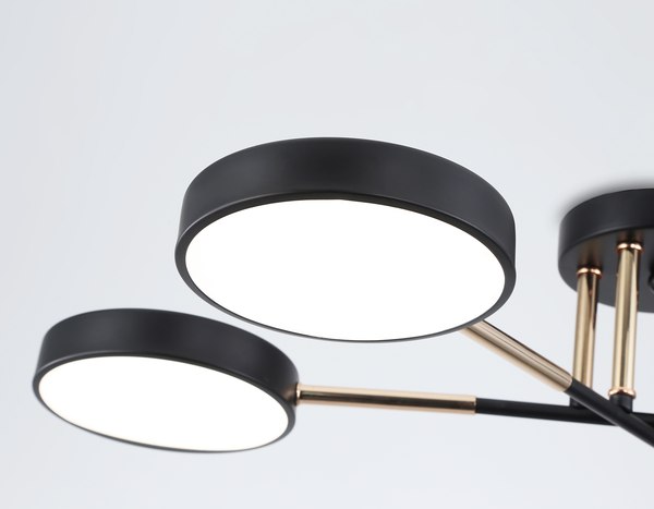 Люстра Ambrella FL516332/4 BK/FGD