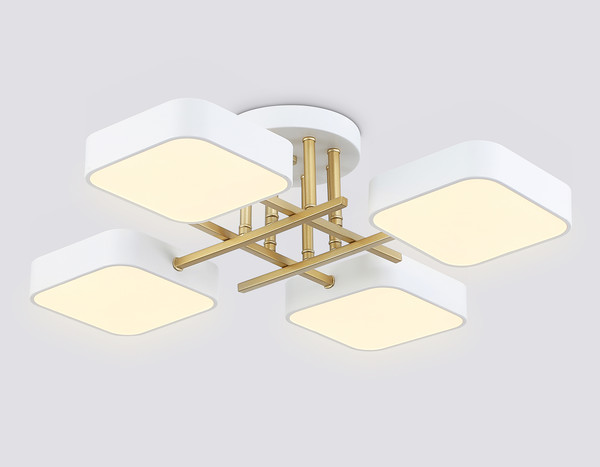 Люстра Ambrella FL516341/4 WH/GD