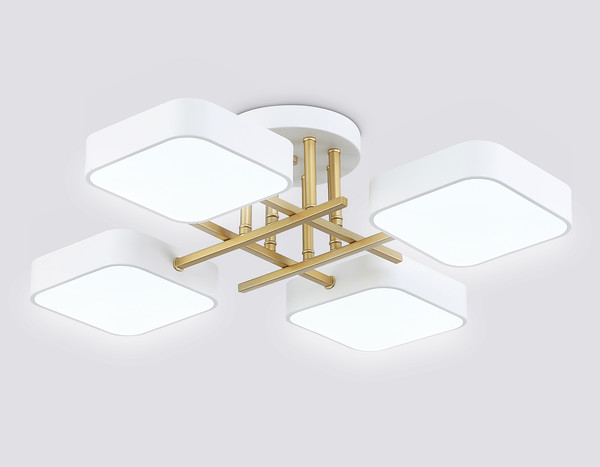 Люстра Ambrella FL516341/4 WH/GD