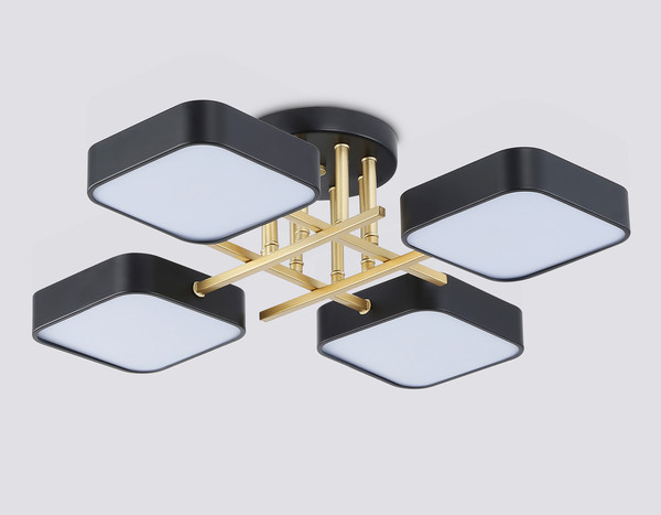 Люстра Ambrella FL516343/4 BK/GD