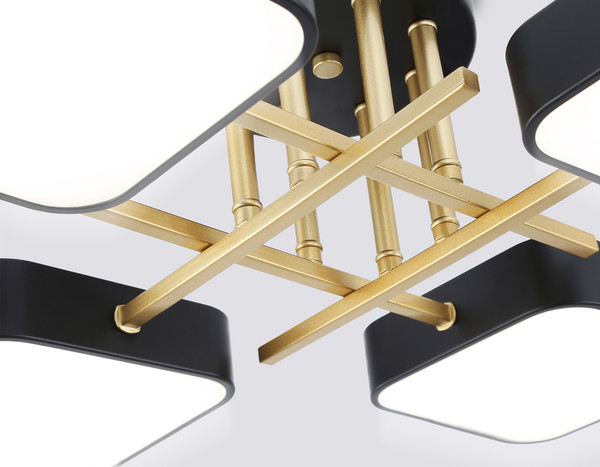 Люстра Ambrella FL516343/4 BK/GD