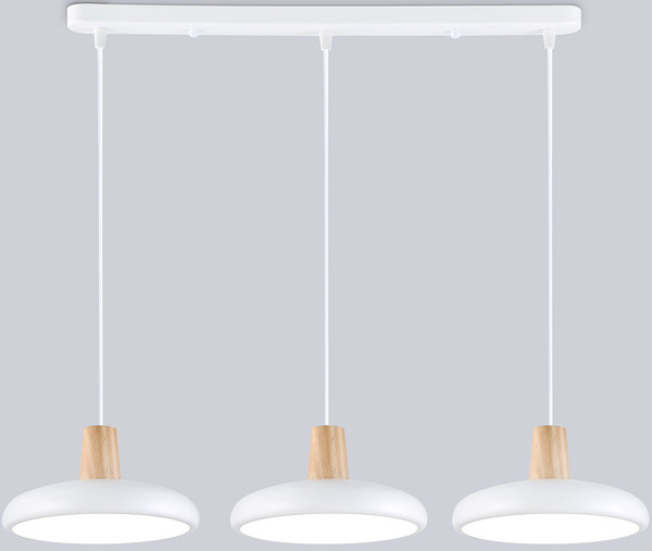 Люстра Ambrella FL4840/3 WH/WD - фото