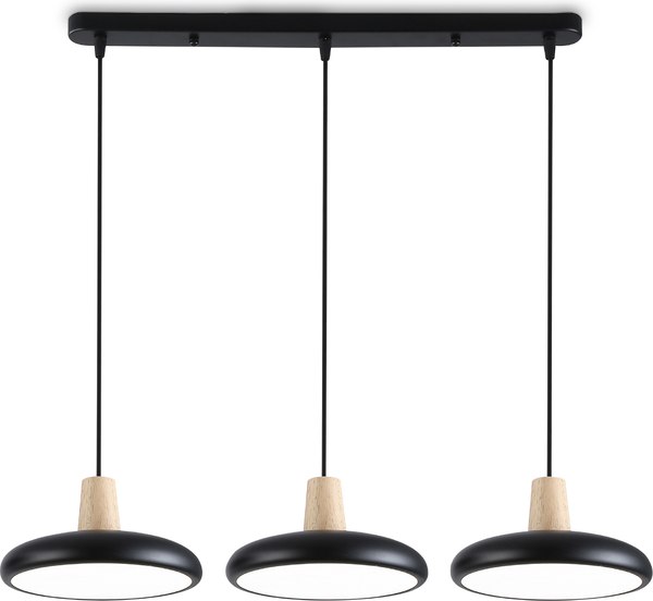 Люстра Ambrella FL4841/3 BK/WD