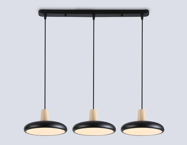 Люстра Ambrella FL4841/3 BK/WD