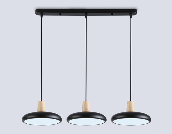 Люстра Ambrella FL4841/3 BK/WD