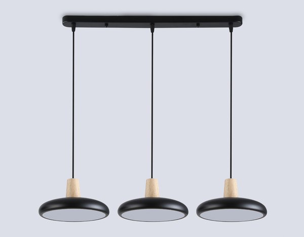 Люстра Ambrella FL4841/3 BK/WD