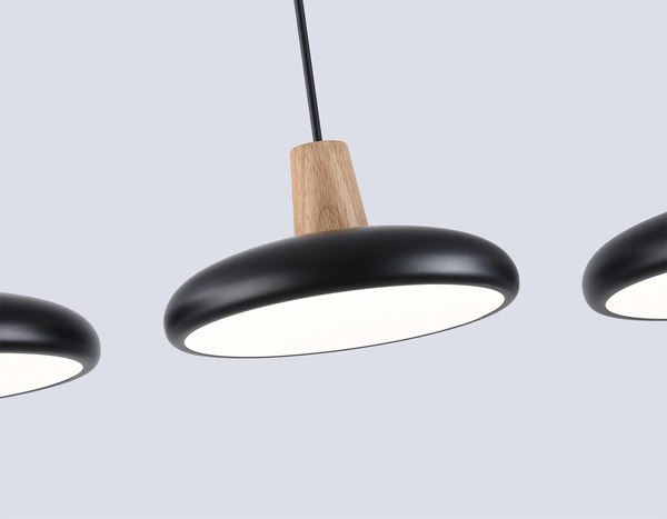 Люстра Ambrella FL4841/3 BK/WD