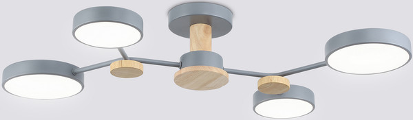 Люстра Ambrella FL4859/4 GR/WD - фото