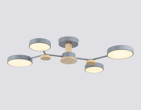 Люстра Ambrella FL4859/4 GR/WD